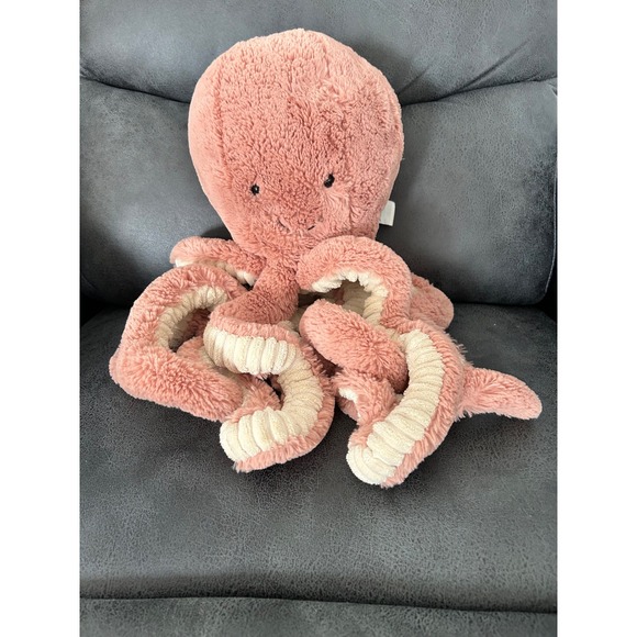 Jellycat Other - Jellycat Odell Octopus Plush Dusty Rose Pink Stuffed Animal Soft Toy Medium
